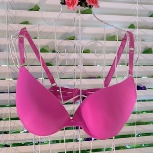 Body Frosting smooth bright pink padded bra
